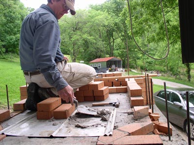 first rows of hearth brink